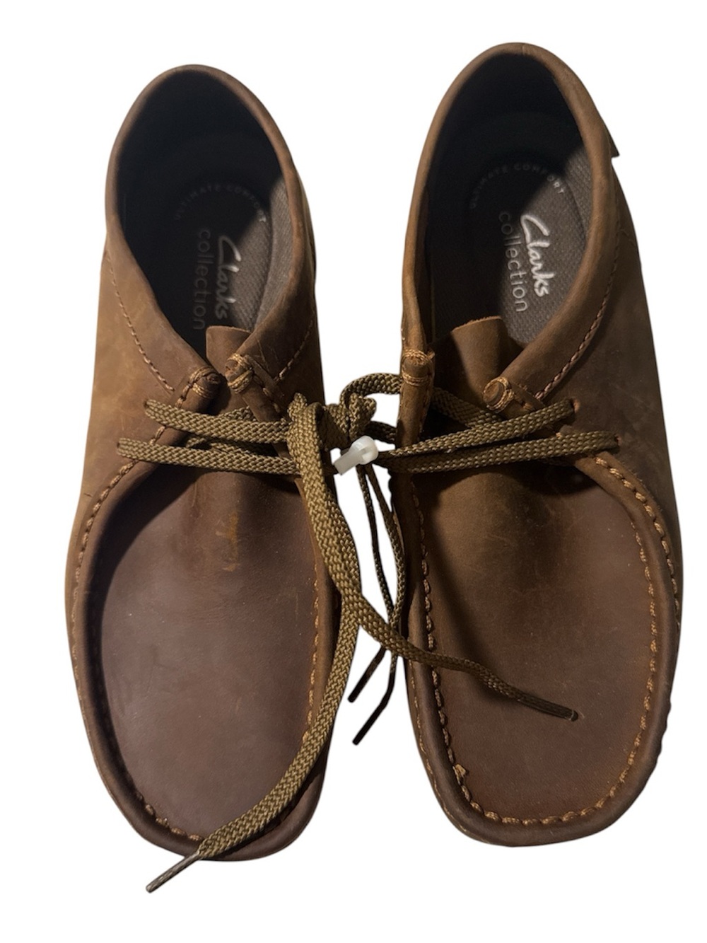 Clark’s- Men’s Wallabee LO Casual Shoe - Beeswax Leather Upper